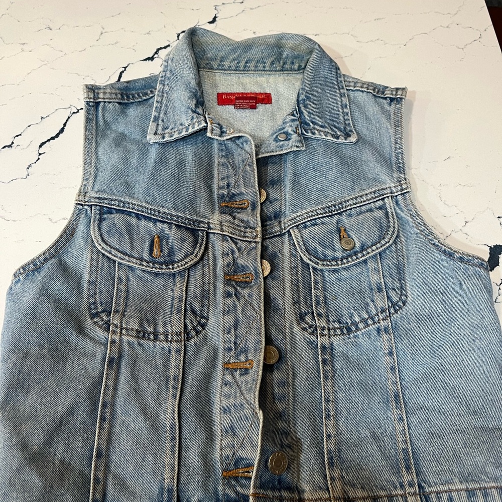 Banana Republic Denim vest